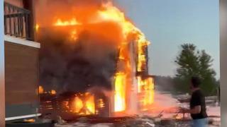 Bursa'da korkutan yangın!'Tiny house' cayır cayır yandı: Kullanılamaz hale geldi