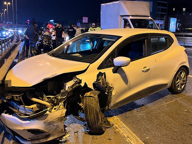 Alkollü sürücü zincirleme kazaya neden oldu! Darp edilmek istendi