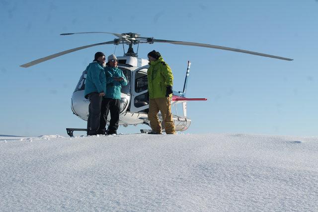 Bakan Bak'tan, Kaçkarlar kayak tesisi için helikopterli inceleme