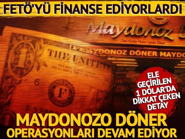 Maydonoz Döner'e operasyon! F serili dolar ele geçirildi