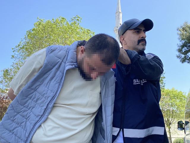 Samsun'da aynı aileden 3 kişiyi yaralayan şüpheli ile eşi adliyede
