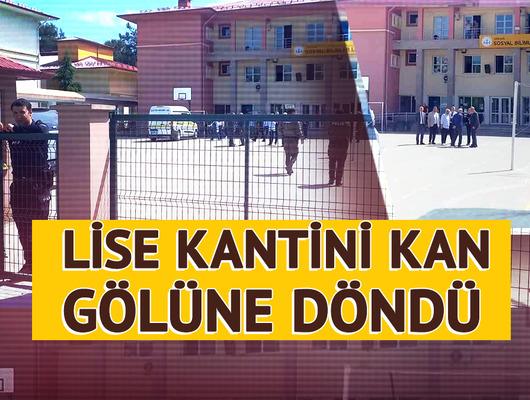 Lise kantini kan gölüne döndü: Kız kardeşleri okulda vurdu