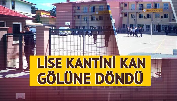 Lise kantini kan gölüne döndü: Kız kardeşleri okulda öldürdü
