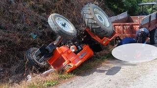 Traktör kazasında 1 kişi hayatını kaybetti