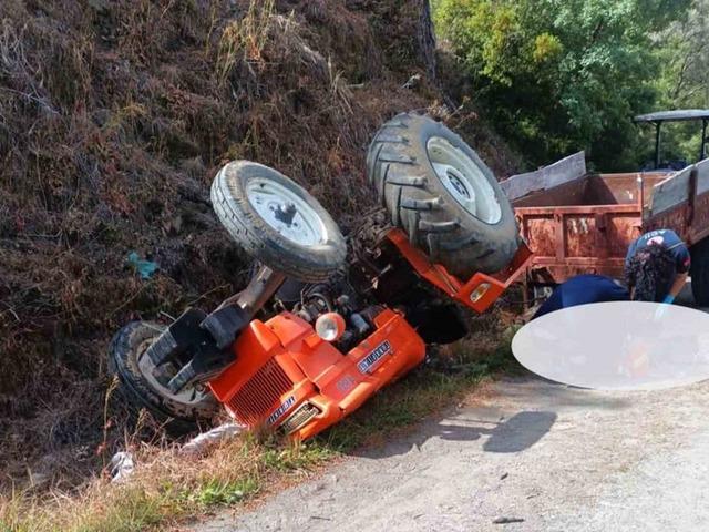 Traktör kazasında 1 kişi hayatını kaybetti