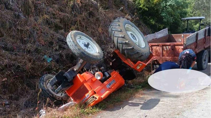 Traktör kazasında 1 kişi hayatını kaybetti