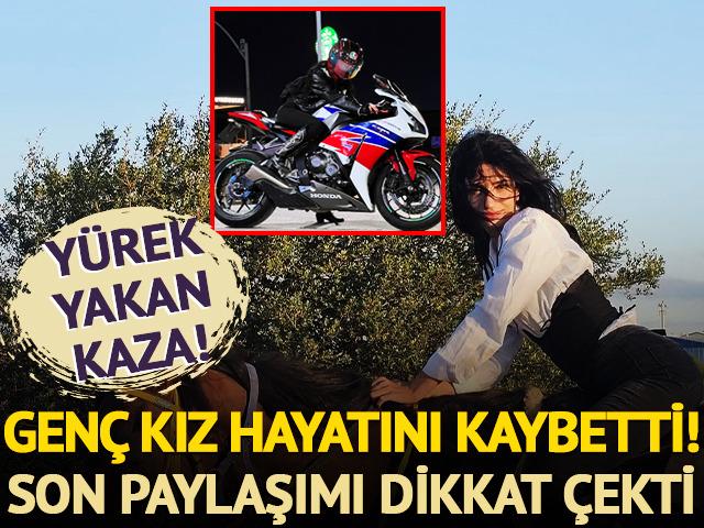 Gebze'de feci motosiklet kazası: Genç kız hayatını kaybetti! Son paylaşımı dikkat çekti