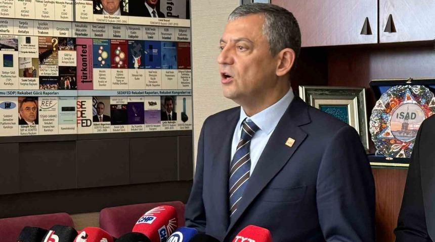 CHP Genel Başkanı Özel'den TÜRKONFED’e ziyaret 