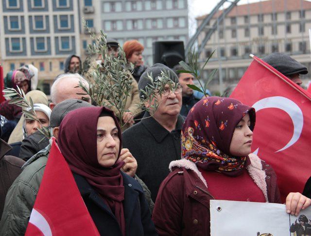 Giresun’da, Zeytin Dalı Harekatı'na destek yürüyüşü