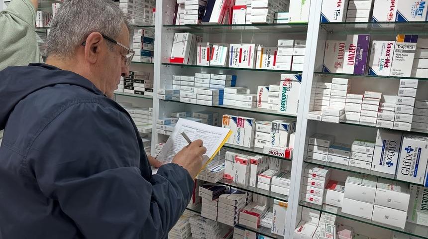 Sinop’ta eczane denetimi