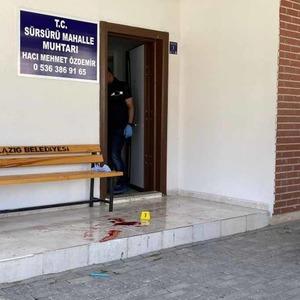 Elazığ’da mahalle muhtarı silahlı saldırıda yaralandı