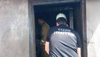 Cizre’de odunlukta çıkan yangın paniğe neden oldu
