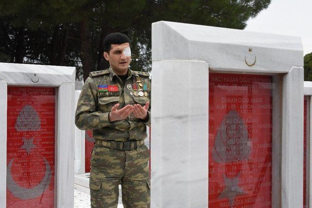 Azerbaycanlı gaziden Afrin’deki Mehmetçiğe destek