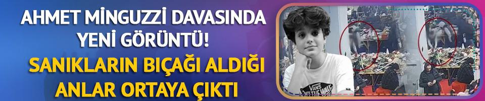 Ahmet Minguzzi davasında yeni görüntü! Bıçağı aldığı anlar ortaya çıktı!