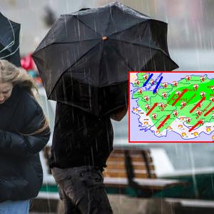 Meteoroloji'den hafta sonu uyarısı: 23 kent için sarı kodlu alarm! 10-14 Mayıs haritalı hava durumu