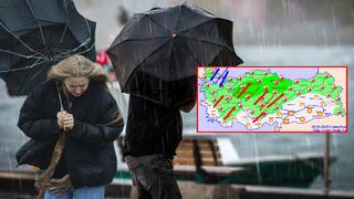 Meteoroloji'den hafta sonu uyarısı: 23 kent için sarı kodlu alarm! 10-14 Mayıs haritalı hava durumu
