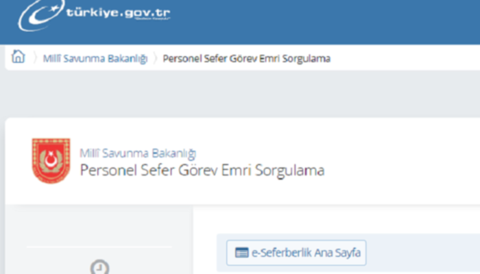 Sefer görev emri nedir | e-Devlet sefer görev emri sorgulama sayfası kilitlendi