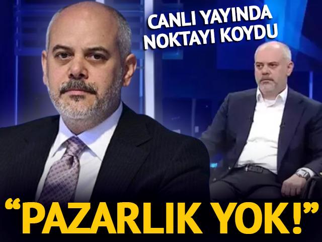 Cumhurbaşkanı Başdanışmanı Akif Çağatay Kılıç 'Terörsüz Türkiye' için noktayı koydu: Pazarlık yok!