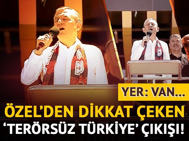 Özel: "'Terörsüz Türkiye'ye evet diyoruz"