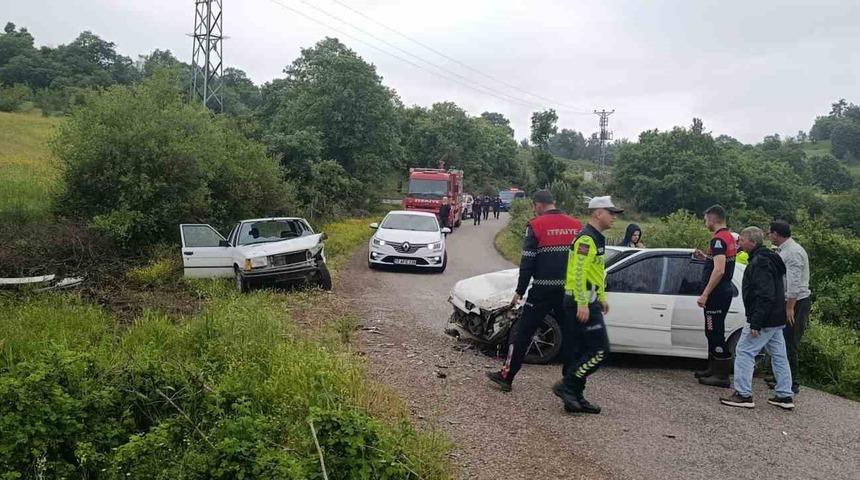 Çan’da trafik kazası: 2 yaralı