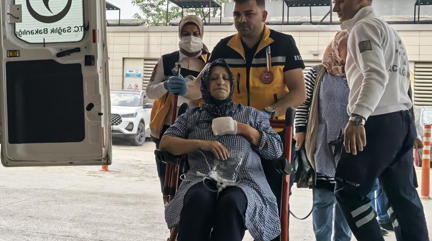 Elini makineye kaptıran işçi yaralandı