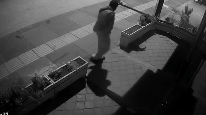 Ankara'daki kedi hırsızlığı kameraya yansıdı