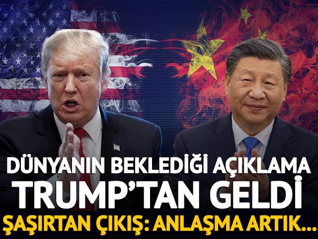 Dünyanın beklediği açıklama Trump’tan geldi! Anlaşma artık çok yakın