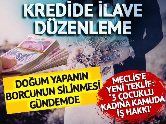 Doğum yapanın borcunun silinmesi gündemde! Kredide yeni düzenleme