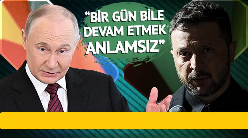 İstanbul'u öneren Putin'e Zelenskiy dünyanın konuşacağı bir yanıt verdi: Hemfikirler ama tarih hariç!