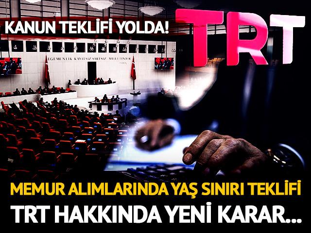 Kanun teklifi masaya yatırılacak!