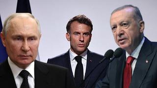 Cumhurbaşkanı Erdoğan'dan diplomasi trafiği! Macron'dan sonra Rusya Devlet Başkanı Putin ile görüştü... 
