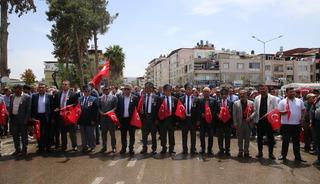 Hatay'ın Reyhanlı ilçesindeki bombalı saldırılarda hayatını kaybedenler anıldı