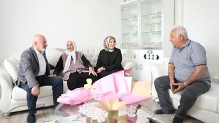 109 yaşındaki Şemsi teyzeye Anneler Günü ziyareti