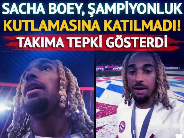 Sacha Boey, Bayern Münih'in şampiyonluk kutlamasına katılmadı!