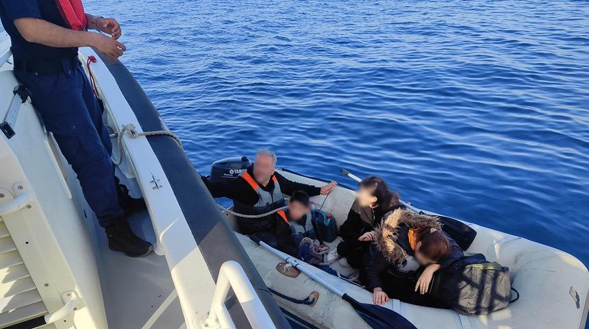 Bodrum'da 2’si çocuk 4 düzensiz göçmen yakalandı!  Göç İdaresi Müdürlüğü’ne gönderildiler