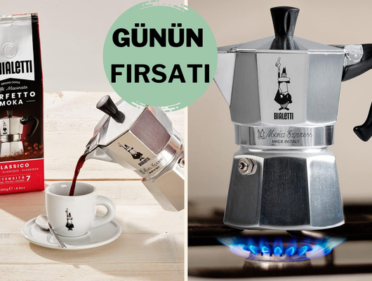 Kahve tutkunlarının favorisi Bialetti Moka Express indirimde