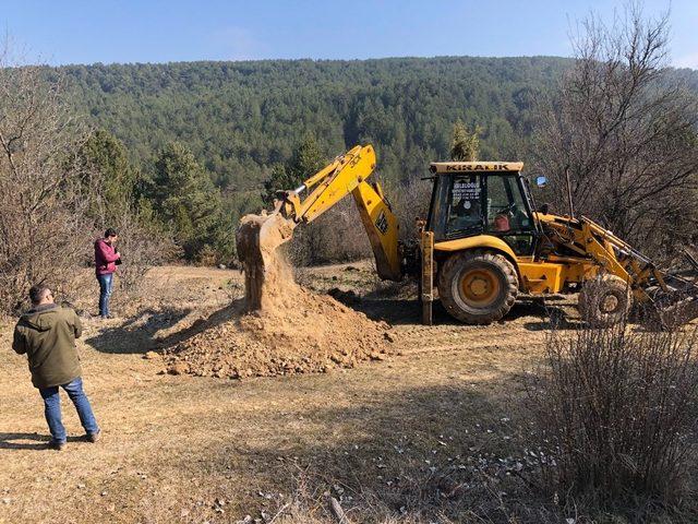 Kırık Barajında yeni içme suyu arıtma tesisiyle ilgili araza çalışmaları başladı