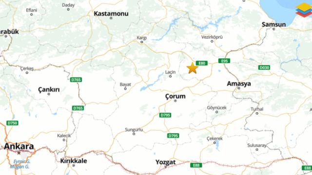 Son dakika… 4.6 büyüklüğünde deprem! Amasya ve Samsun sallandı