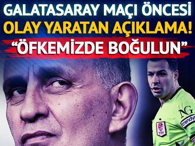 Trabzonspor'dan Galatasaray maçı öncesi olay sözler! "Öfkemizde boğulursunuz"