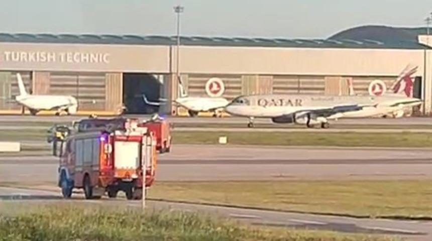 Yer: İstanbul! Havada korku dolu anlar, uçuş iptal edildi...