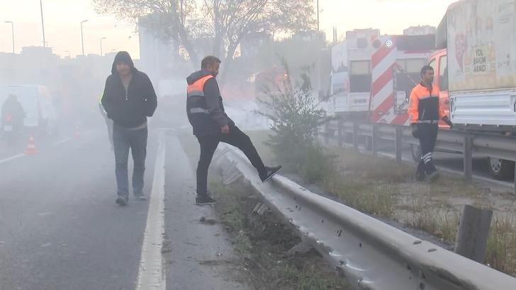 Yer: İstanbul! Her yer beyaza büründü: Kaza vatandaşlara zor anlar yaşattı... G5