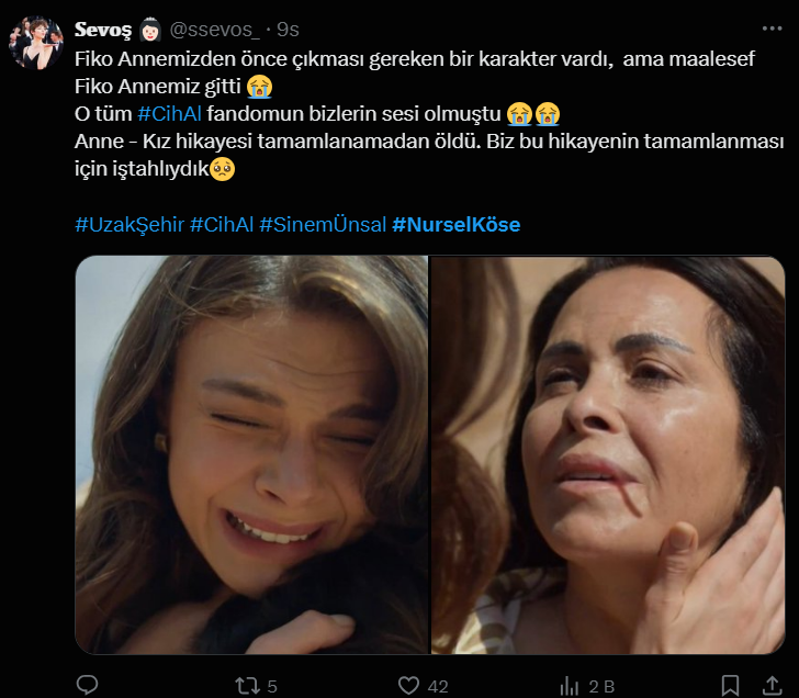 Uzak Şehir Fikriye (Nursel Köse) diziden ayrılıyor mu? Ölüm sahnesi sosyal medyayı salladı G4