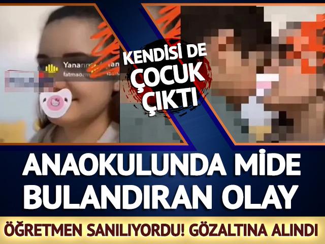 Anaokulunda mide bulandıran olay