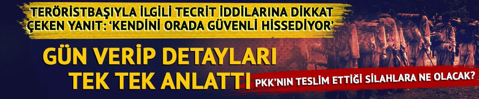 PKK'nın teslim edeceği silahlar ne olacak? Tek tek anlattı