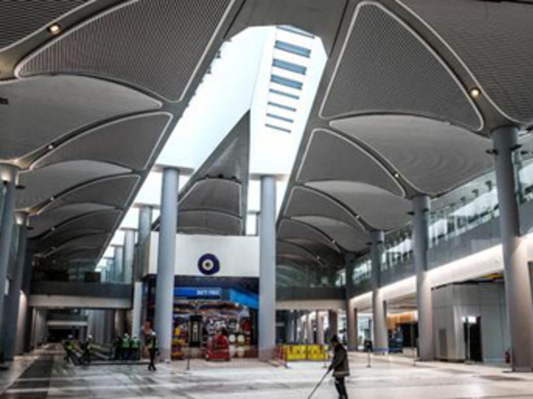 İşte 3. Havalimanı'nın i&ccedil;inden ilk g&ouml;r&uuml;nt&uuml;ler!