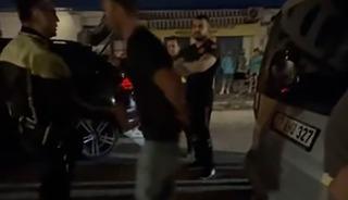 Alkollü sürücü dövülmek için yalvardı