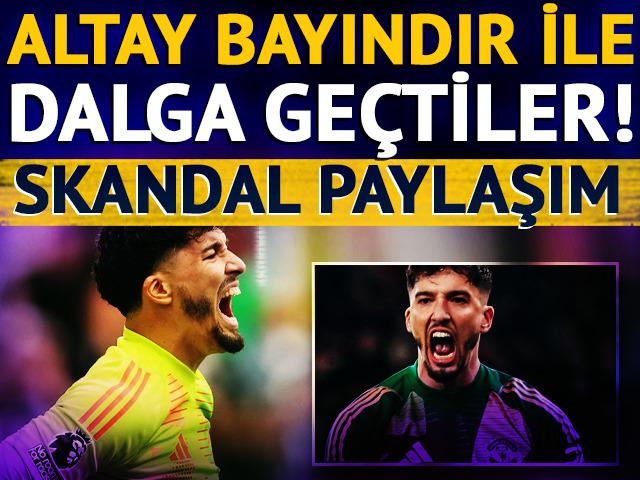 İngilizler bu kez işin dozunu kaçırdı! Altay Bayındır ile dalga geçtiler...