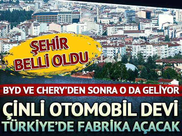BYD'den sonra bir Çinli otomobil markası daha Türkiye'ye geliyor!