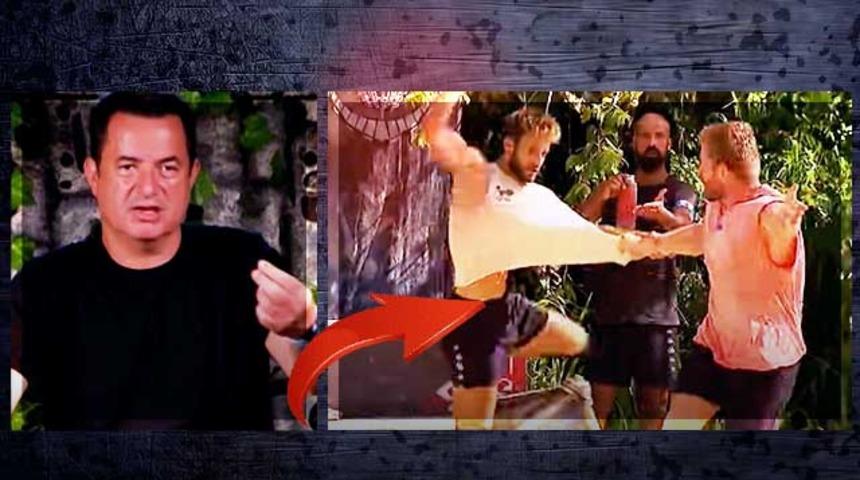 Survivor'da tansiyon tırmandı! İsmail Balaban Batuhan'ı yaka paça itti, tekme attı! Konseyde Acun Ilıcalı-İsmail Balaban gerilimi! Diskalifiye mi edilecek?