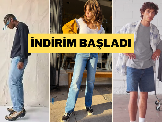 Gardırobunuzu yenilemenin tam zamanı! Levis'ta fiyatlar yarıya düştü